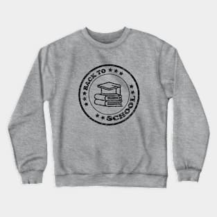 back to school grunge texture Crewneck Sweatshirt